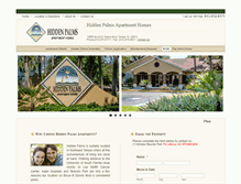 Tablet Screenshot of hiddenpalmsapartmenthomes.com